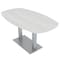 Skutchi Designs 33.5 in W, 69.5 in L, 29 in H, Engineered Wood Top, White HAR-ABOT-34X70-DOU-WHCYPRESS - alternate 1